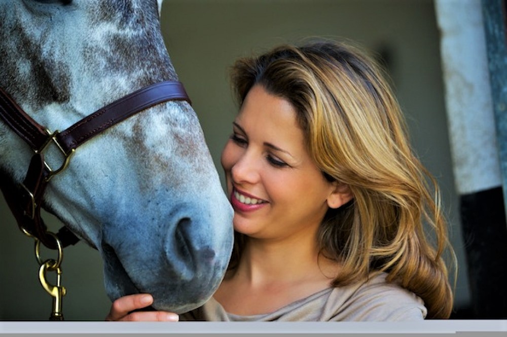 La principessa Haya bint Hussein