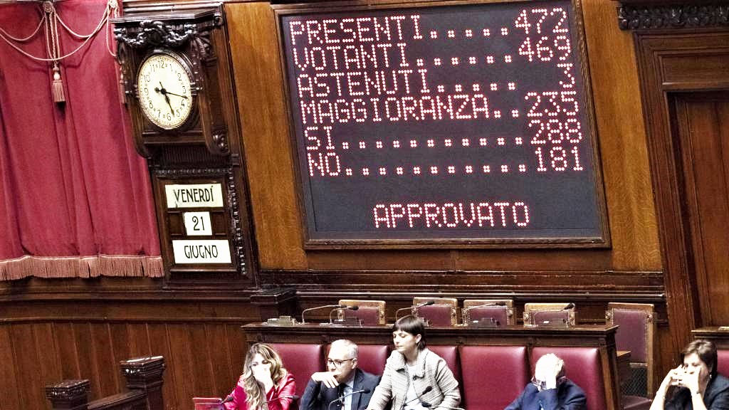 Intercettazioni, la Camera vota la fiducia con 304 sì