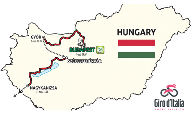 Giro d’Italia 2020, si parte da Budapest il 9 maggio