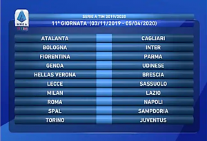UNDICESIMA GIORNATA