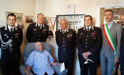 Compie 110 anni il Carabiniere piu' vecchio d'Italia