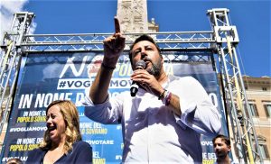 Giorgia Meloni e Matteo Salvini