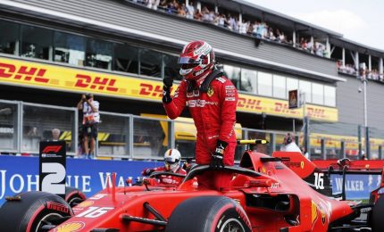 Primo trionfo Leclerc, a Spa Ferrari torna a vincere