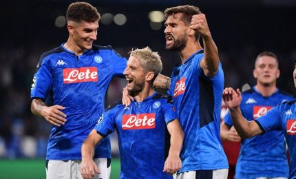 Champions: esordio show del Napoli, battuto Liverpool 2-0