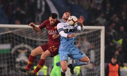 Lazio-Roma 1-1, a Kolarov risponde Luis Alberto