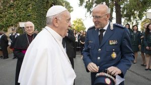 Il Papa e Domenico Giani