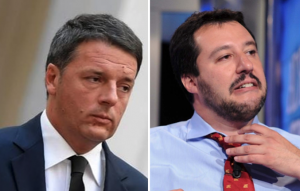 Matteo Renzi e Matteo Salvini