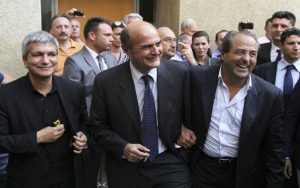 Niki Vendola, Pier Luigi Bersani e Antonio Di Pietro