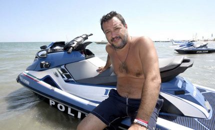 Figlio Salvini su moto acqua, pm chiede l'archiviazione