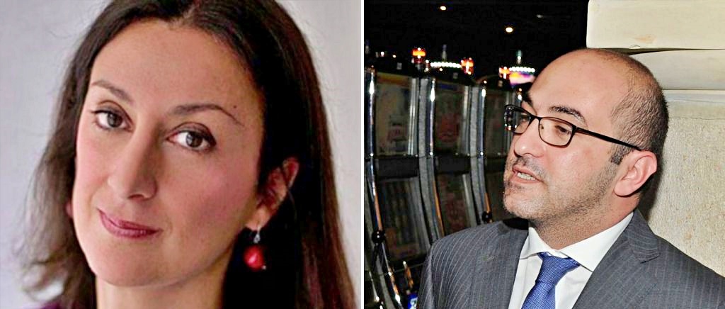 Daphne Galizia e Yorgen Fenech