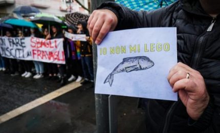 A Palermo 4 mila "sardine": "Pulisti la festa è finita"
