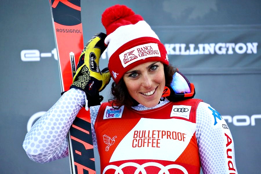 Federica Brignone terza nel SuperG di Crans Montana