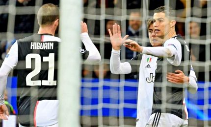 Ronaldo-Higuain, Juve chiude al top girone Champions