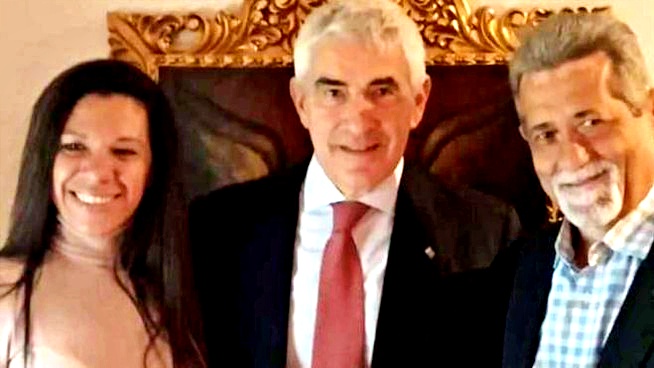 Mariela Magalanes, Pier Ferdinando Casini e Americo De Grazia