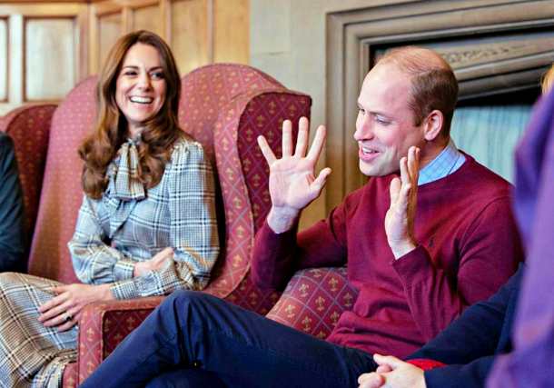La prima uscita pubblica di William e Kate dopo la Megxit
