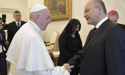 Il Papa ha ricevuto il presidente dell'Iraq Barham Saleh