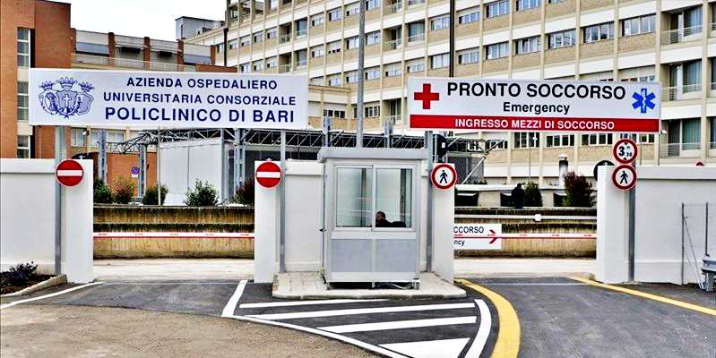 Policlinico di Bari, donna ricoverata con sintomi non dissimili da virus Cina