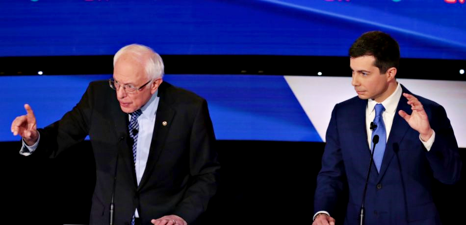 Sanders e Buttigieg