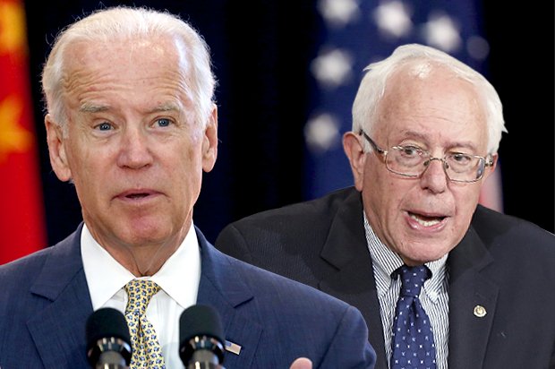 Joe Biden e Bernie Sanders