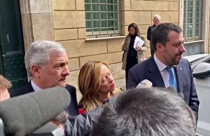 Tajani-Meloni-Salvini