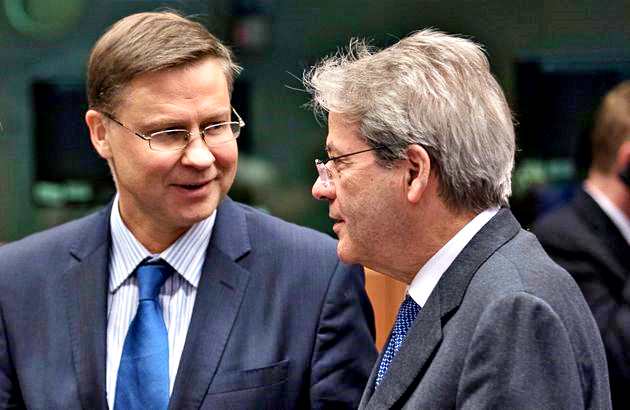 Gentiloni e Dombrovskis: Patto Stabiltà sospeso anche in 2021