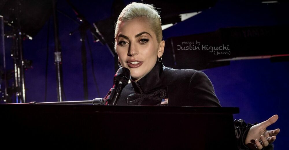 Lady Gaga at Airbnb Open Spotlight
