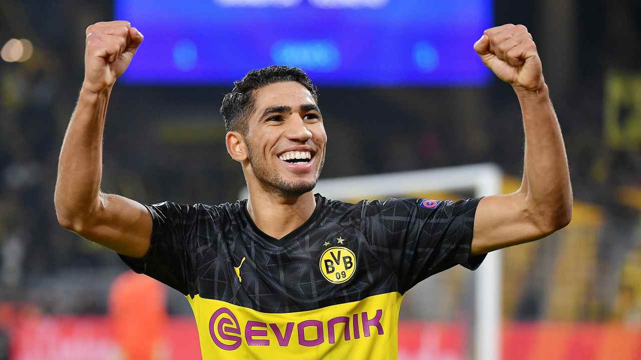 L’Inter chiude per Achraf Hakimi, esterno del Dortmund