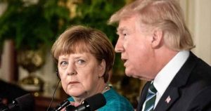 Angela Merkel e Donald Trump