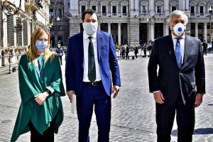 Giorgia Meloni, Matteo Salvini e Antonio Tajani2