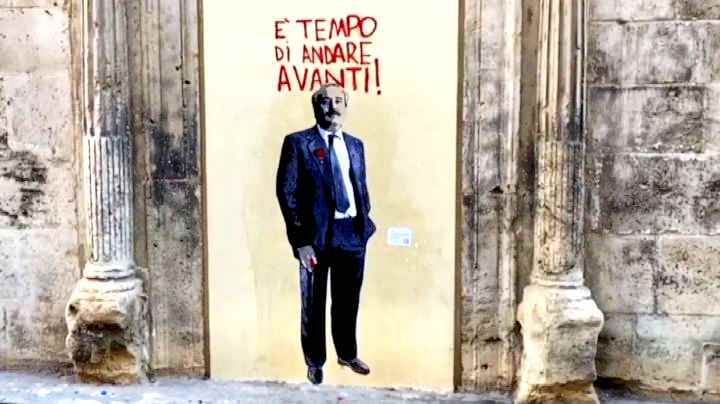 Giovanni Falcone, querelato lo street artist TvBoy