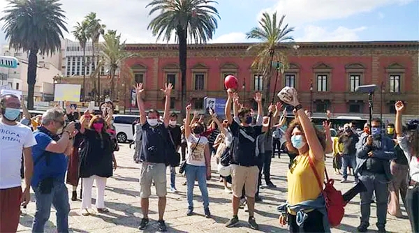 Prosegue a Palermo la mobilitazione dei lavoratori spettacolo