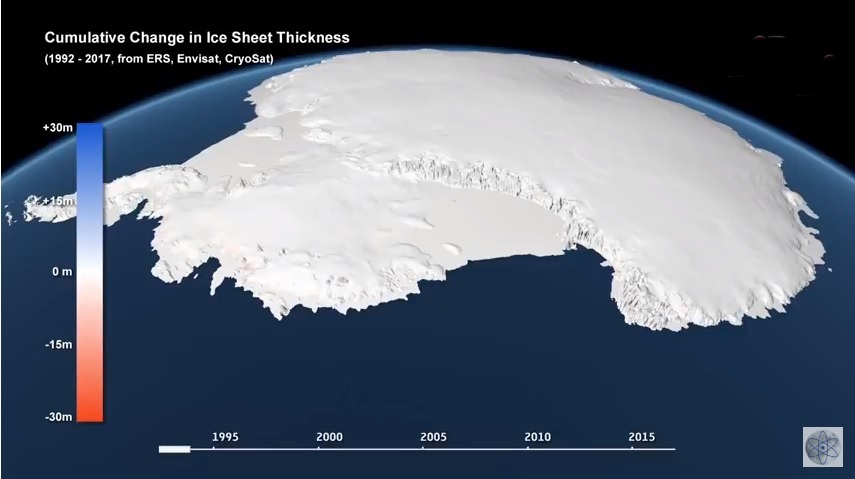 In 27 anni la Terra ha perso 28 miliardi di tonnellate di ghiaccio