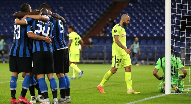 Inter ai quarti di Europa League, battuto 2-0 il Getafe
