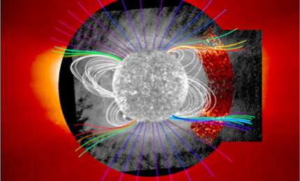 Il telescopio italiano SCORE misura l'elio nella corona solare