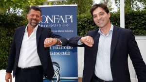 Maurizio Mangialardi e Francesco Acquaroli