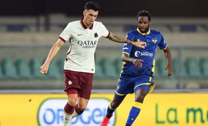 Verona-Roma 0-0 senza Dzeko. Fonseca: "Ho voluto preservarlo"