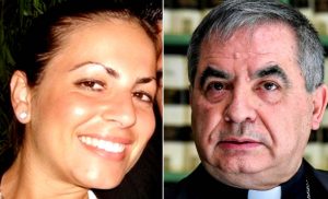 Cecilia Marogna e Giovanni Angelo Becciu