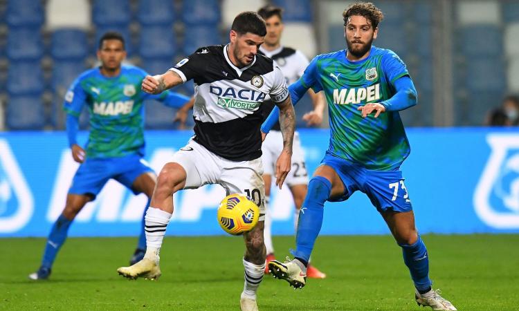 Sassuolo-Udinese 0-0, Al Mapei Stadium vince la noia
