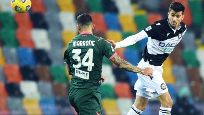 Udinese e Crotone si annullano nel primo match della 12ma