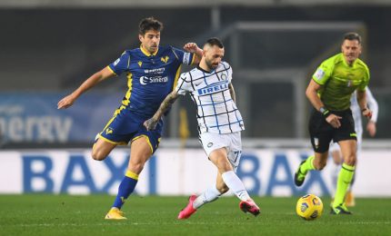 Verona-Inter 1-2, nerazzurri in vetta per pochi minuti