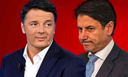 Scontro al vetriolo Conte-Renzi. "Venga a Palermo senza scorta". "Sei un mezzo uomo"