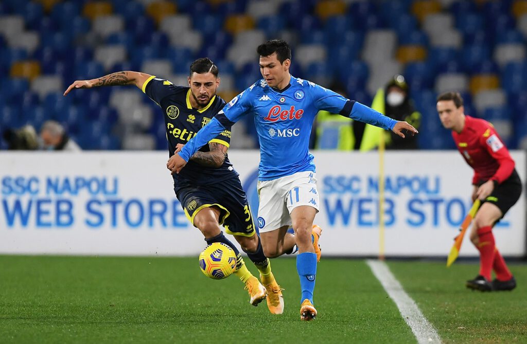 Napoli-Parma 2-0, decidono le reti di Elmas e Politano