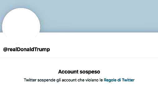 Twitter blocca permanentemente l’account di Donald Trump