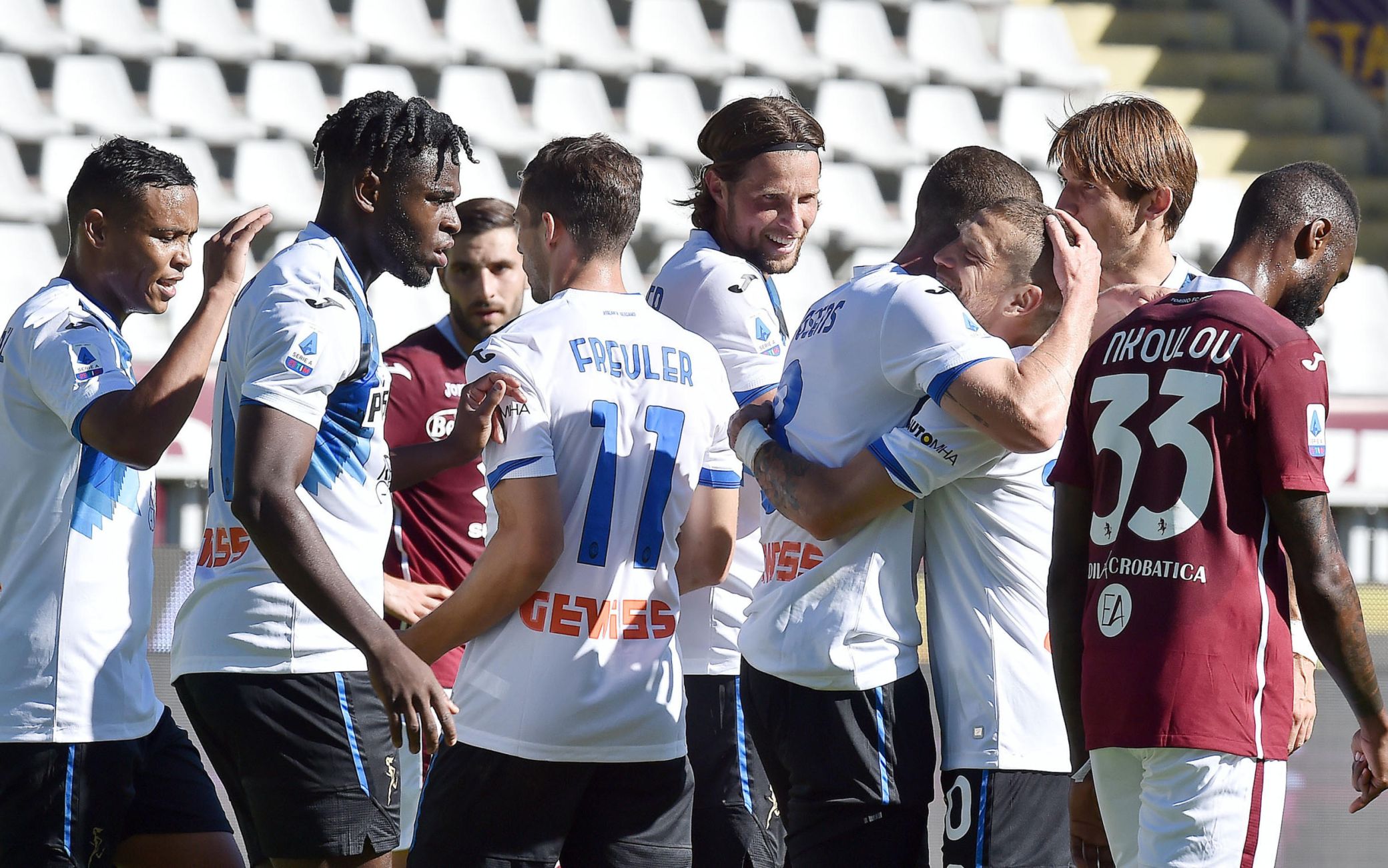 Cuore Toro, da 0-3 a 3-3 con l’Atalanta. Sassuolo ko con Spezia