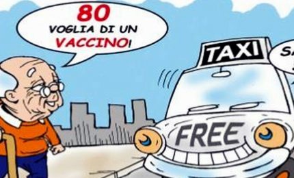 "Ti accompagno io", taxi gratis per over 80 che devono vaccinarsi