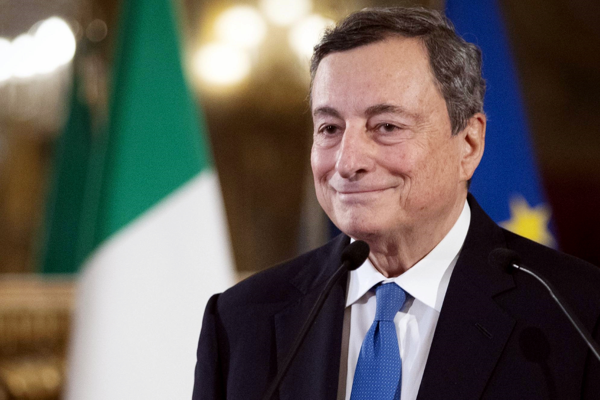 Draghi: obiettivo investire 7 miliardi per parità di genere entro il 2026