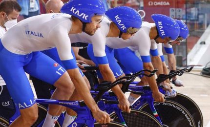 Tokyo2020, sesto oro per l'Italia nel ciclismo. Ganna: sapevamo di essere competitivi