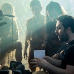 Il regista Matteo Rovere sul set della serie tv Sky Romulus (ph. Francesca Fago)