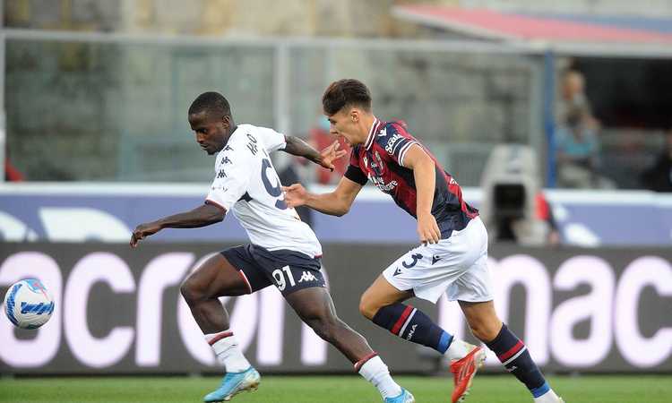 Bologna-Genoa 2-2, quattro gol, due rigori Miha espulso