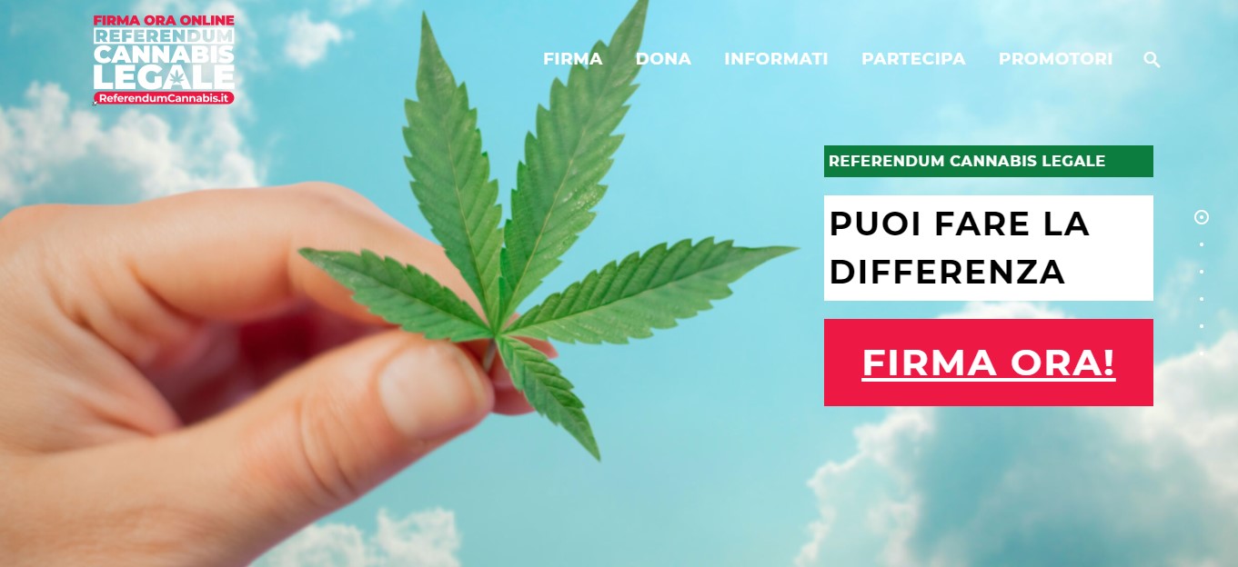 Referendum Cannabis, promotori: raggiunta quota 500.000 firme